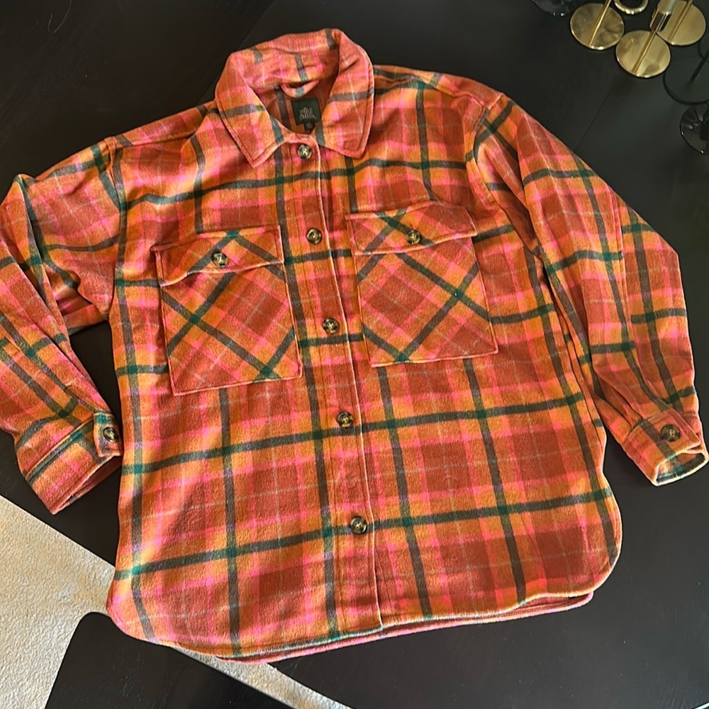 Plaid shacket